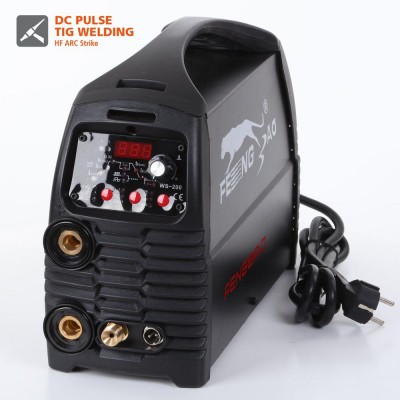 DC 220V inverter tig stainless steel welding  200A  tig welder digital with pulse